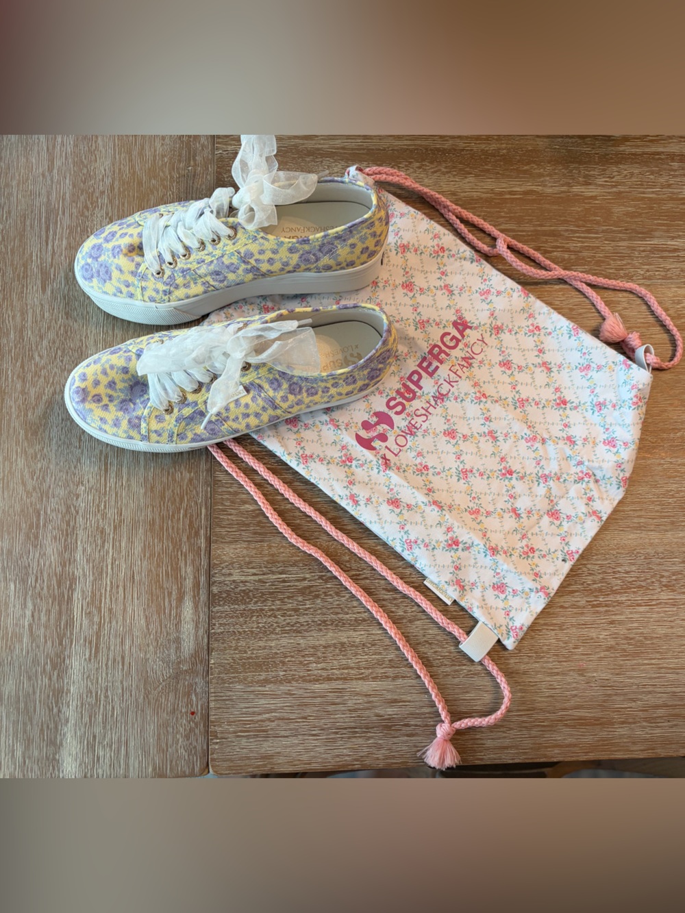 NWOT Superga LoveShackFancy Shoes